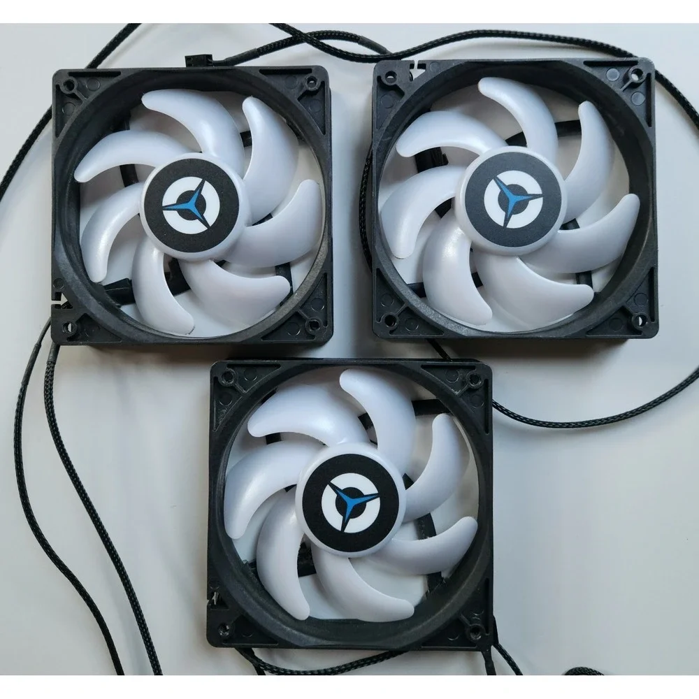 Lot of 3 Lenovo‎ Legion T5 RGB Computer Fans